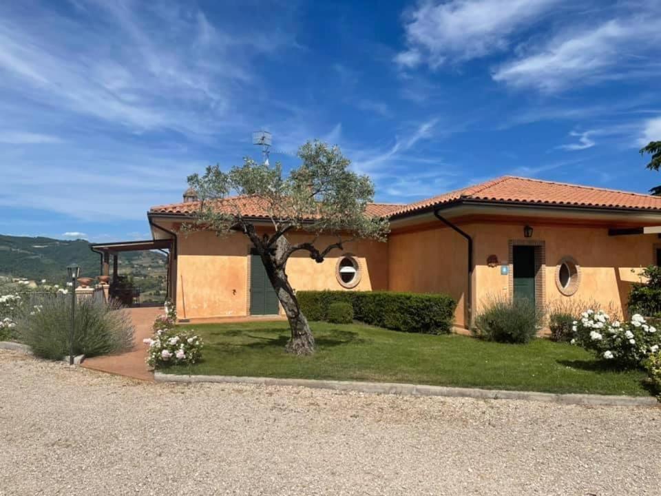 La Posta Di Bacco Apartment Gualdo Cattaneo Bagian luar foto