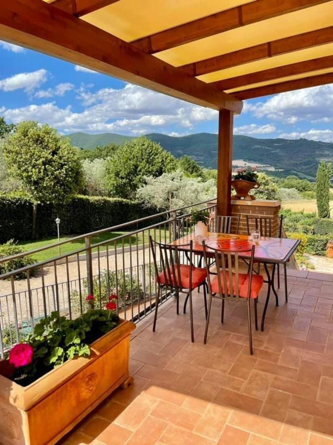 La Posta Di Bacco Apartment Gualdo Cattaneo Bagian luar foto