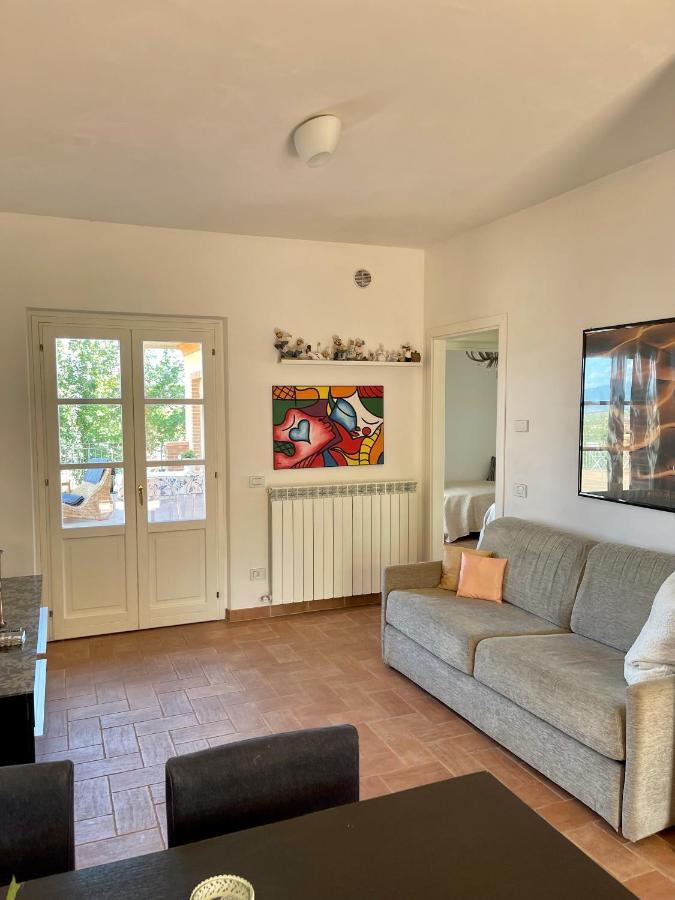 La Posta Di Bacco Apartment Gualdo Cattaneo Bagian luar foto